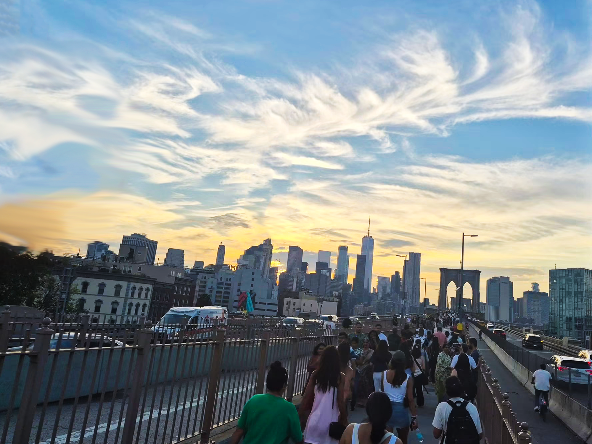 Chicago skyline after photo editing