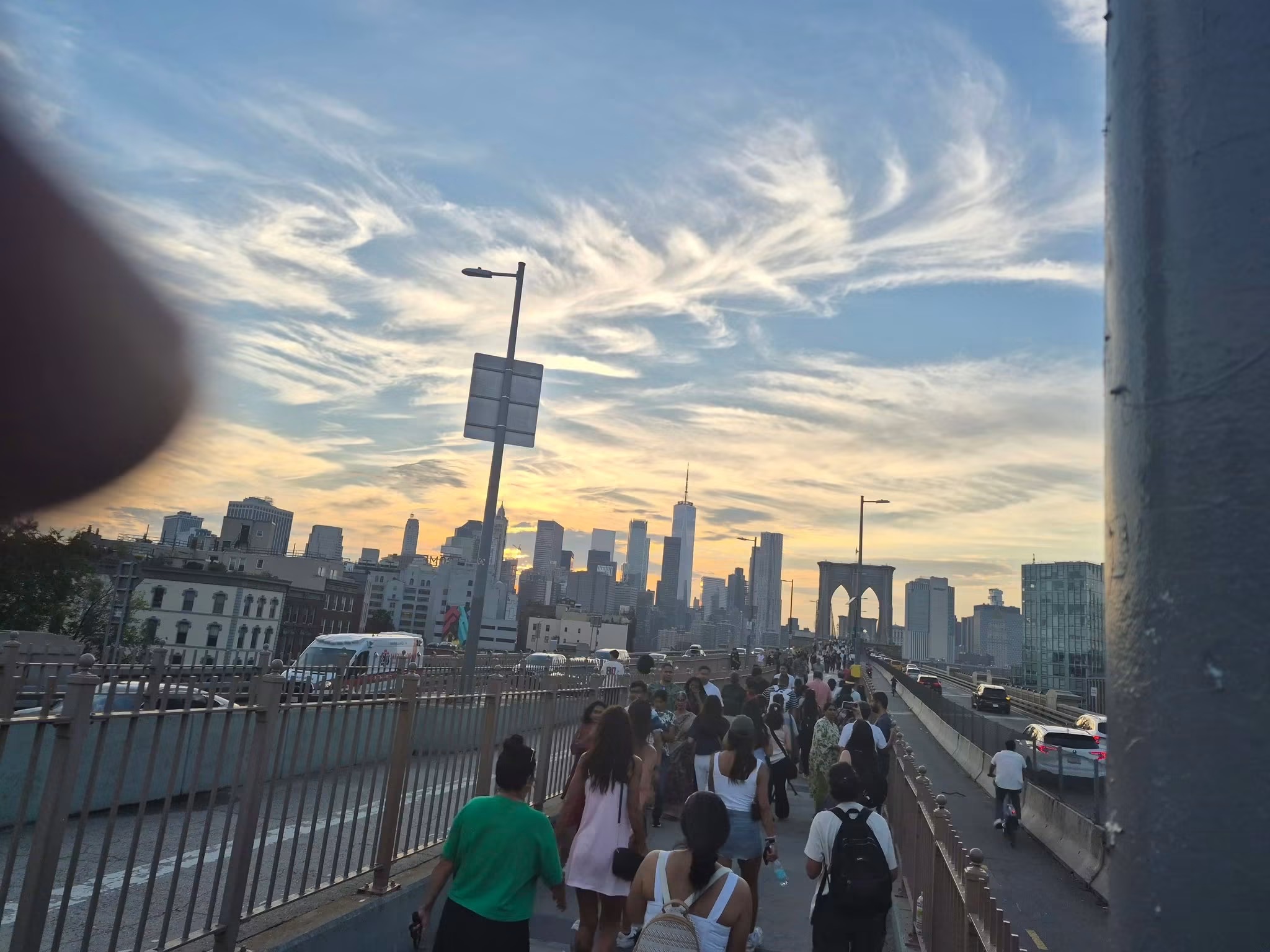 Chicago skyline before photo editing